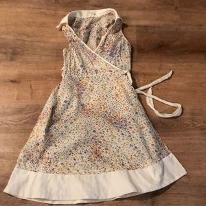 Free People Floral Wrap Dress